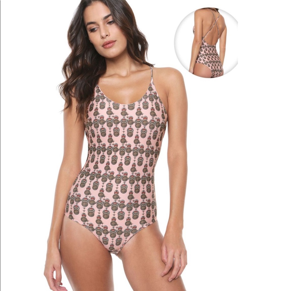 CIA MARÍTIMA Brazilian Swimsuit Size S Pink